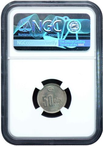 NGC SERTİFİKALI - 50.000 Lira 2003