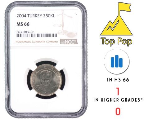 TOP POP / NGC SERTİFİKALI - 250.000 Lira 2004