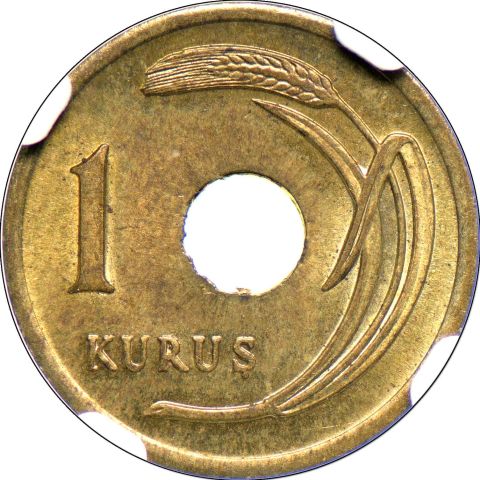 NGC SERTİFİKALI / NOKTA ERÖRLÜ - 1 Kuruş 1951