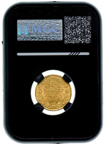 MGC SERTİFİKALI - Abdülmecid 100 Kuruş Meskuk 1255/15 KOSTANTİNİYE