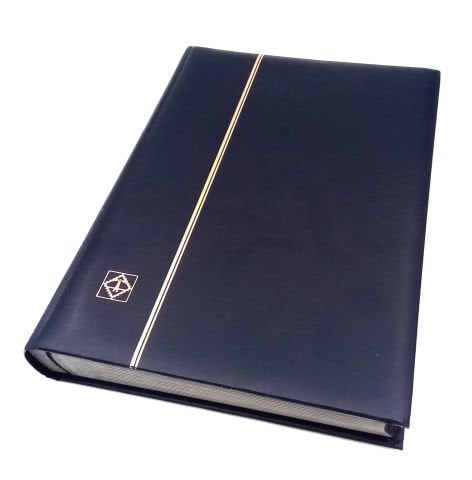 Pul Defteri 64 Sayfa (A4 Comfort) LACİVERT cilt, SİYAH sayfa