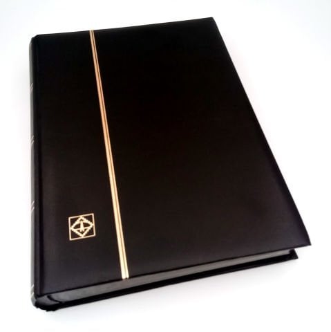 Pul Defteri 64 Sayfa (A4 Comfort) SİYAH cilt, SİYAH sayfa