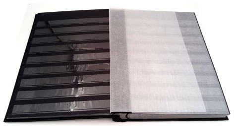 Pul Defteri 64 Sayfa (A4 Comfort) SİYAH cilt, SİYAH sayfa