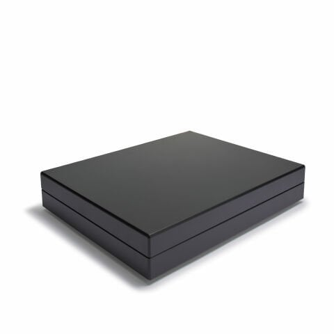 Volterra Trio - 60 Kapsüllü Madeni Para Lüks Siyah Ahşap Kutu