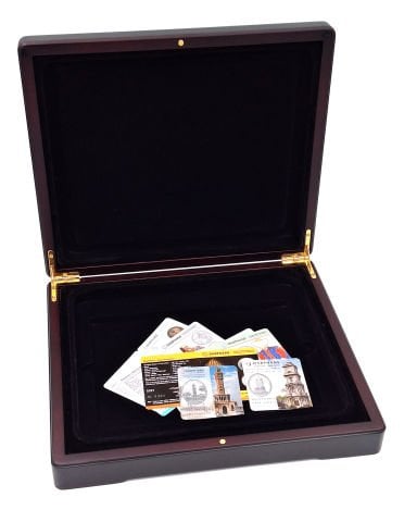 Mazzola QUADRUM Kapsüller İçin Ahşap Kutu (Siyah)