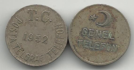 1952 Genel Telefon nikel