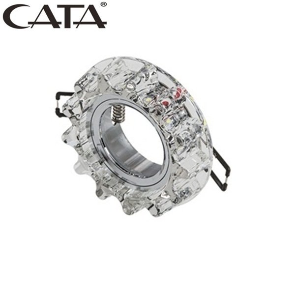 CATA CT 6595 Kristal Cam Spot Armatür GU10-MR16  DUYLU ( KARANFİL ) CT-6595 [ Ampul Ve Soket Dahil Değildir ]