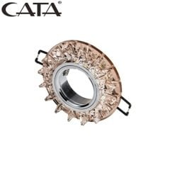 CATA CT 6599 Kristal Cam Spot Armatür GU10-MR16  DUYLU  ( AÇELYA ) CT-6599 [ Ampul Ve Soket Dahil Değildir ]