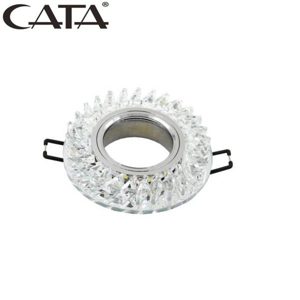 CATA CT 6610 Kristal Cam Spot Armatür Led Çerçeveli BADEM ( 4000 K )GU10-MR16  DUYLU CT-6610 [ Ampul Ve Soket Dahil Değildir ]