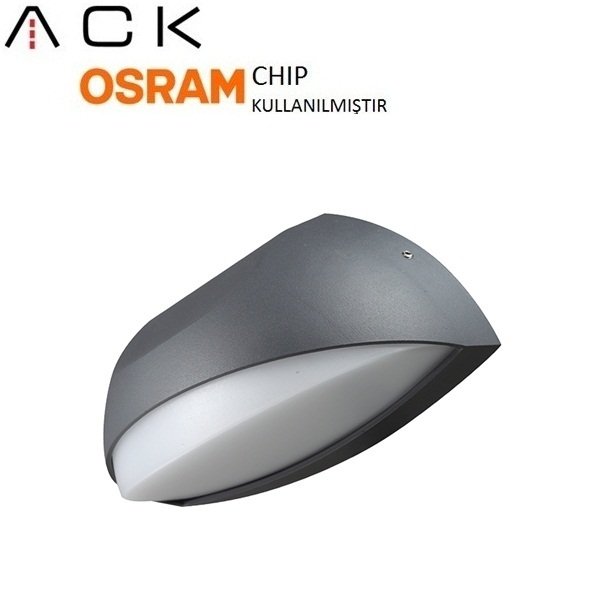 Pirus S - Bahçe Duvar APLİK - Aydınlatma Armatürü -Antrasit Gövde-6W Led Günışığı - AG40-00502 Alım Yapmadan Önce Stok Bilgisi Alınız