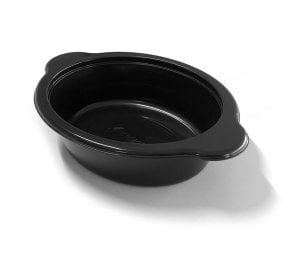 TS-1421 SAFİR SİYAH ANADOLU TİPİ PP YEMEK ÇÖMLEĞİ DERİNLİK: 45 MM
