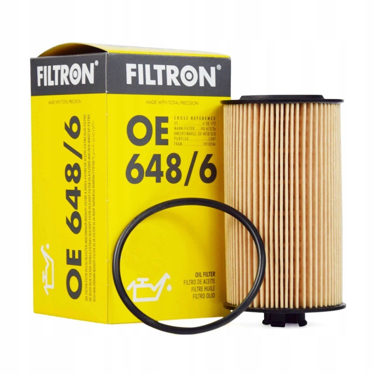 Opel Corsa E Filtron Marka Yağ Filtresi 2015 1.2  - 1.4 - 1.6 Benzinli Araçlar İçin