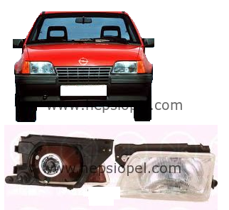 Opel Kadet E Sağ Far Komple