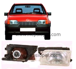 Opel Kadet E Sağ Far Komple