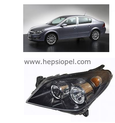 Opel Astra H Sol Far Siyah 2004-2006 Modeller
