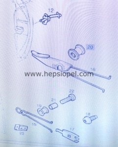 Opel Combo B Kapı Dayama Makarası