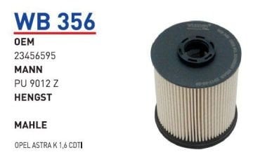 OPEL İNSİGNİA B B16DTE / D20DTR / B20DTH MOTORLAR İÇİN