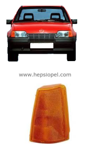 Opel Kadett E Ön Sinyal Lambası Sağ 84 - 91 Sarı Renk