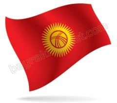 Kırgızistan Masa Bayrağı