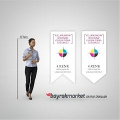 70x150 Özel Kırlangıç Bayrak