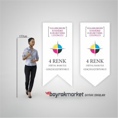 100x200 Özel Kırlangıç Bayrak