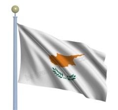 Güney Kıbrıs Gönder Bayrağı 150x225 cm