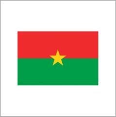 Burkina Faso Masa Bayrağı