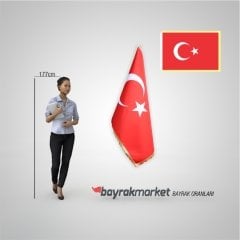 Türk Makam Bayrağı (Simli-Telalı)