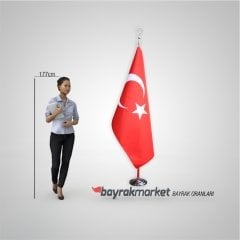 Türk Makam Bayrak Takımı(Krom)