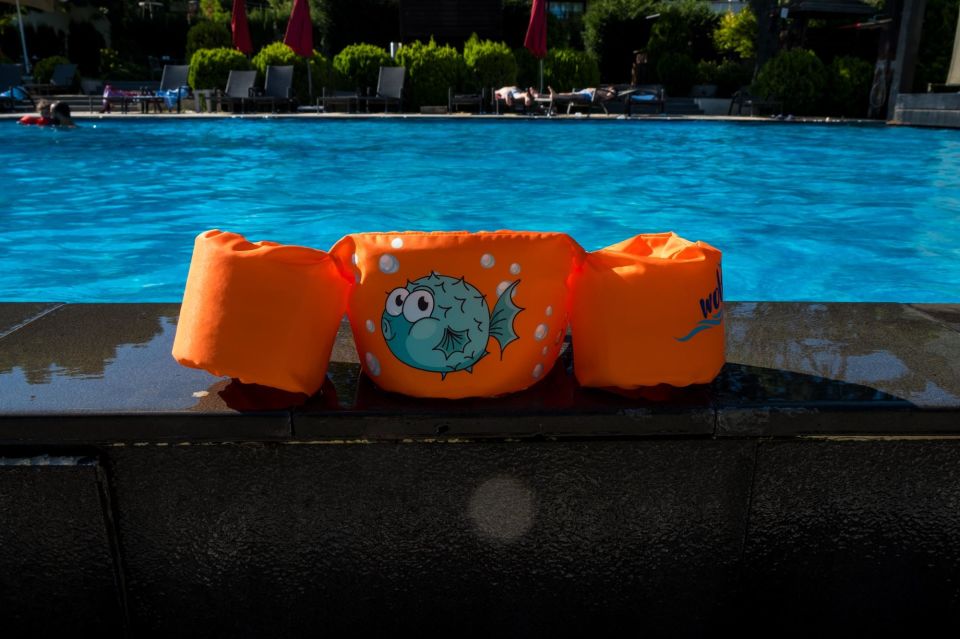 Wolfy Myswim Yüzdürme Yardımcısı Balon Balığı-Turuncu-11004