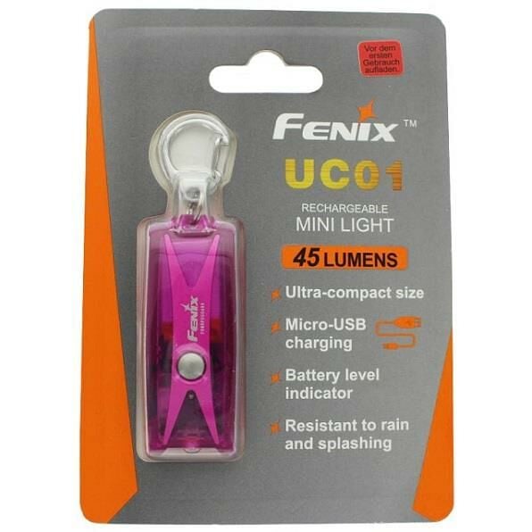 Fenix Uc-01 Anahtarlık Fener Pembe-UC01042