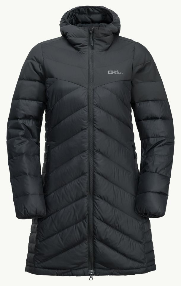 Jack Wolfskin Tundra Down Coat Kadın Outdoor Mont-1207751BLK