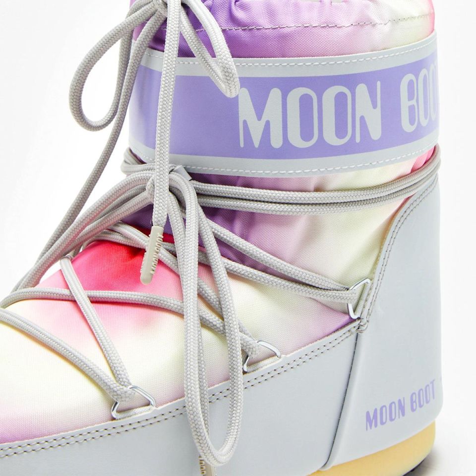 Moon Boot Icon Low Tie Dye Kadın Kar Botu-14094200GGR