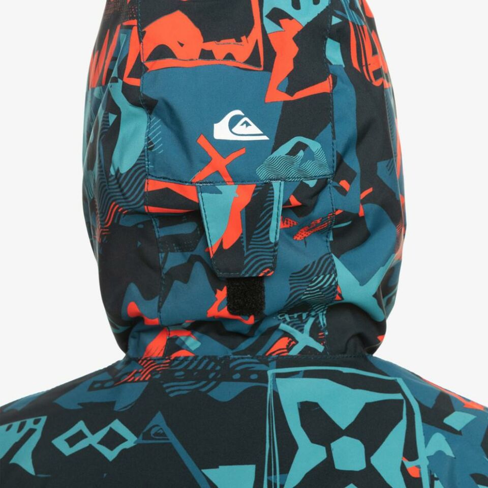 Quiksilver Mission Printed Block 4-16 Yaş Çocuk Kayak/Snowboard Montu-EQBTJ03164NNK