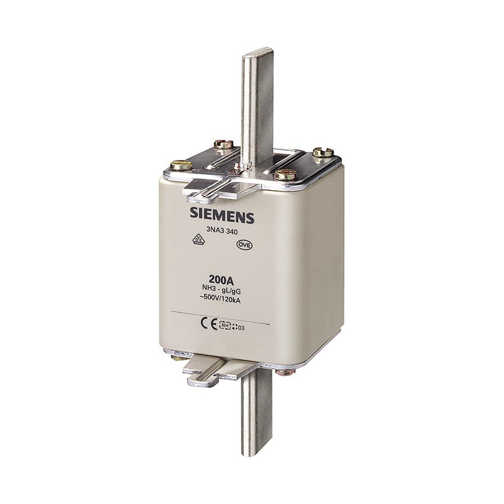 Siemens 3NA3372 500V Ac/250V Dc72 630A Nh-Bıçaklı Sigorta Boy 3
