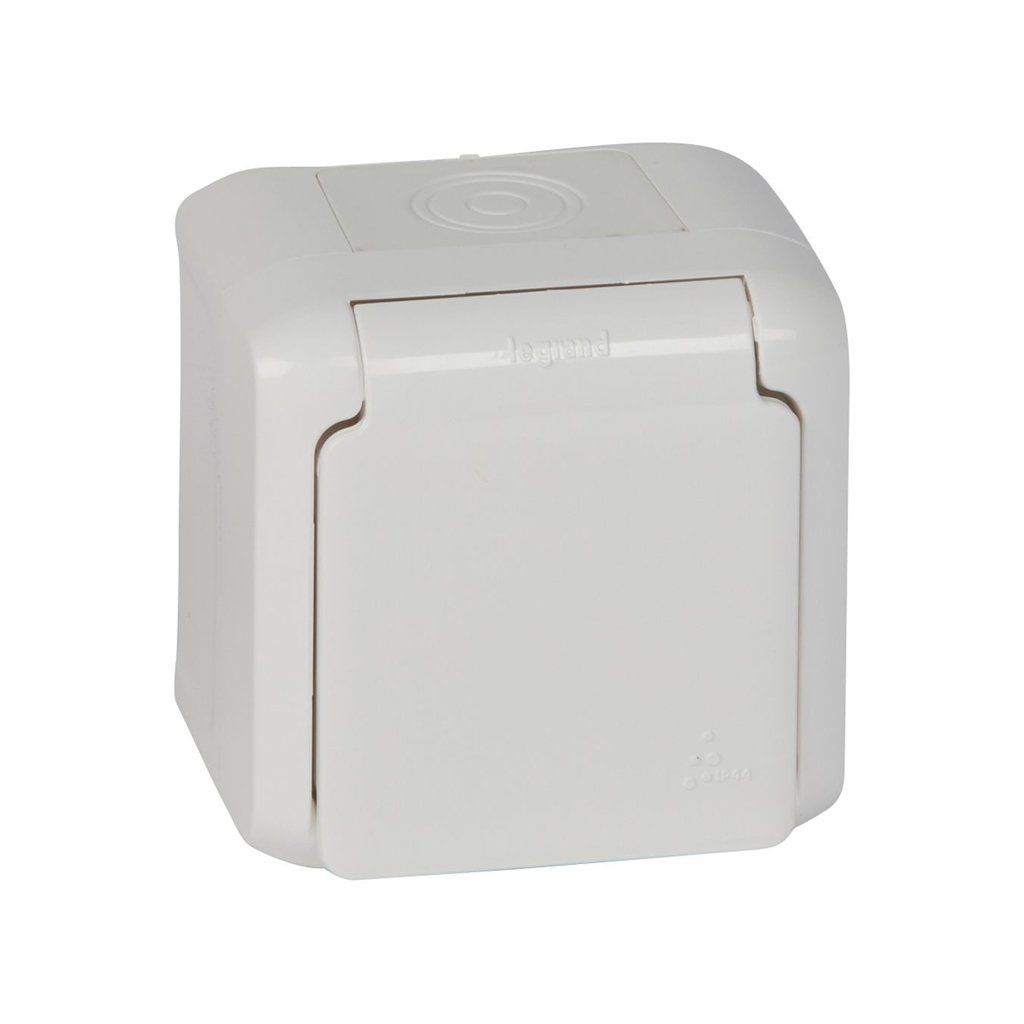 Legrand Forix Nemli Yer Ip44 Sıva Üstü Mekanizma Beyaz Kapaklı Çocuk Korumalı Topraklı Priz 782373