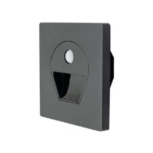 Cata 1W Sensörlü Siyah Kasa Koridor Armatürü Beyaz 6400K CT-5170B