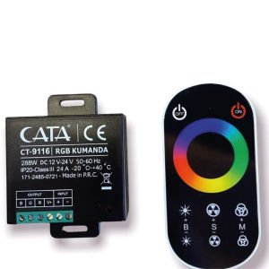Cata 288W Ultra Slım Rgb Led Aydınlatma Kumandası 24 Amper CT-9116
