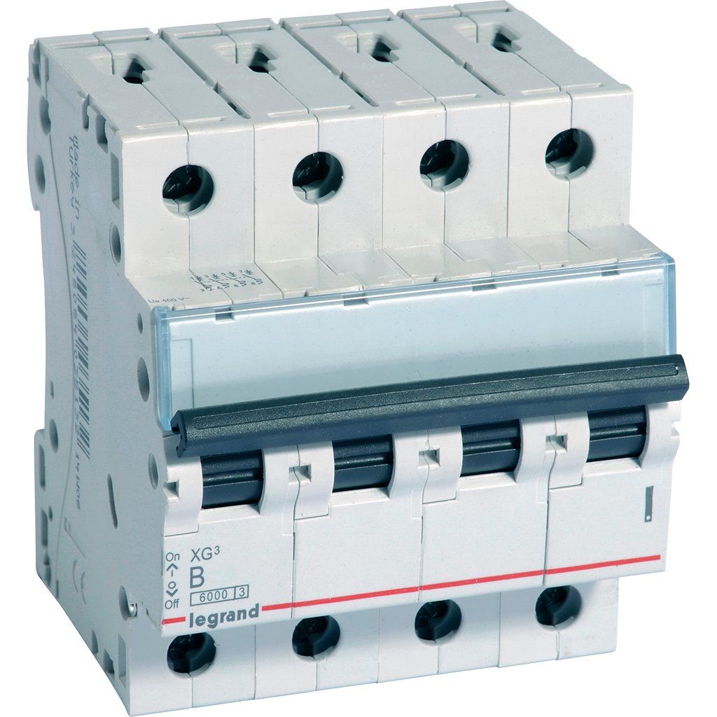 Legrand Otomatik Sigorta XG3 B Tipi 4x50Amper 6Ka 403516