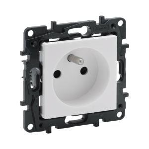Legrand Raventi Beyaz Fransız Standardı Topraklı Priz (Ups) 768117