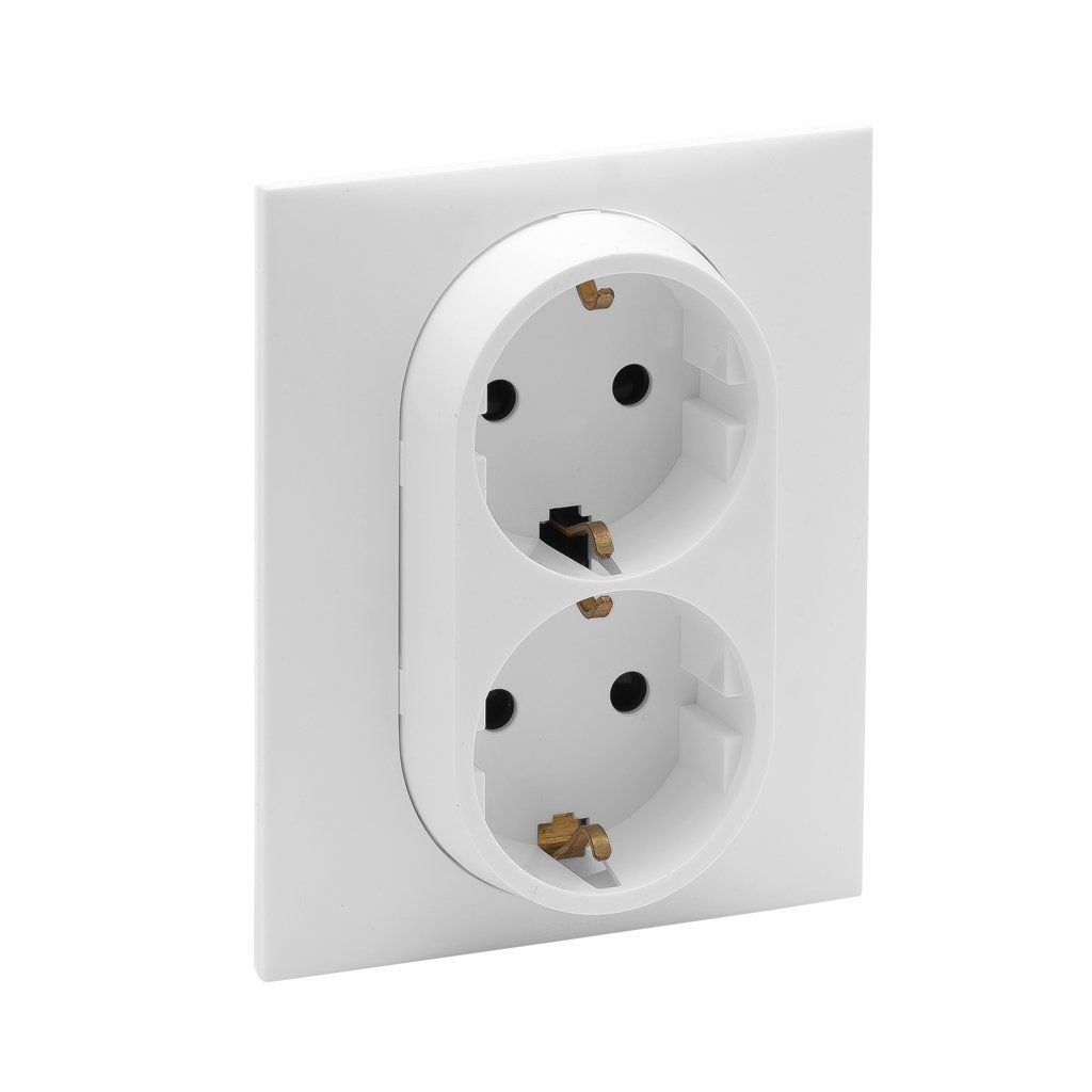 Legrand Raventi Beyaz İkili Topraklı Priz 768116