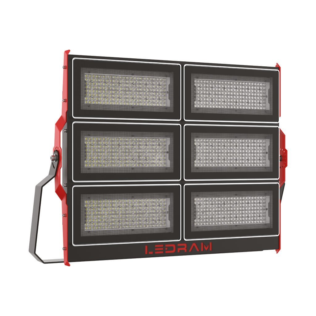 Ledram Gamma-12000 Lns-90° 1200W 3000K Led Çelik Gövde Projektör IP66 2212000120030LNS90G