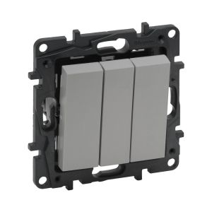 Legrand Raventi Selectıon Kumanda Mekanizması Alüminyum Üçlü Anahtar 768203