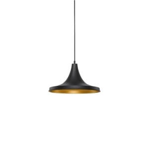 Cata Dekoratif Sarkıt Armatür Siyah+ Gold E27 100Cm Kablo + 28Cm Armatür CT-8213