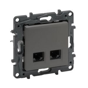 Legrand Raventi Selectıon Titanyum Data Prizi 2Xrj45 Cat 6 Utp 768840