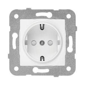 Viko Meridian/ Karre Beyaz Çocuk Korumalı Topraklı Priz (Mek+Düğ/Kap.) Çerçeve Hariç 90967042