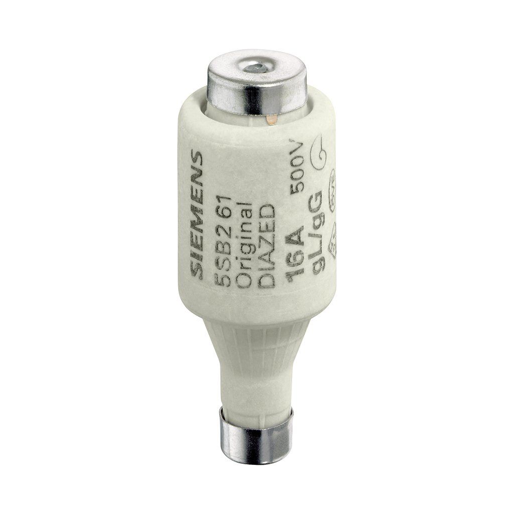 Siemens 5SB2811 Gecikmeli 25A Dıı/E27 500V Dıazed Porselen Sigorta Buşonu