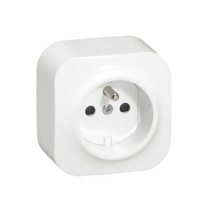 Legrand Forix Ip21 Sıva Üstü Mekanizma Beyaz Fransız Standartı Çocuk Korumalı Topraklı Priz (Ups) 782417