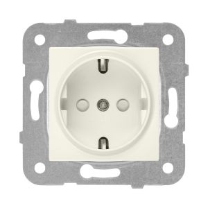 Viko Meridian/ Karre Krem Çocuk Korumalı Topraklı Priz (Mek+Düğ/Kap.) Çerçeve Hariç 90967242