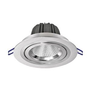Aklight Led Downlight Kumlu Gümüş 21W 3000K AKL-R18021STS